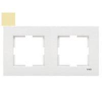 VIKO by Panasonic KARRE рамка 2 мест. крем 90960211