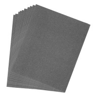 Шлифлист на тканевой основе, P 80, 230 х 280 мм, 10 шт, влагостойкий Сибртех