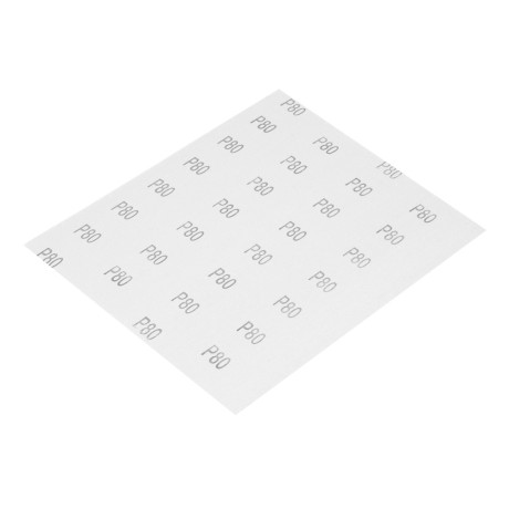 Шлифлист на тканевой основе, P 80, 230 х 280 мм, 10 шт, влагостойкий Сибртех