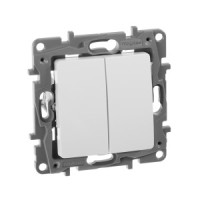 IEK ETIKA мех. выкл. СУ 2 кл. бел. 672202