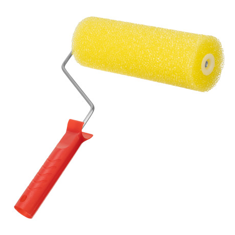 Валик "Структурный" поролоновый с ручкой, "гладкий", 230 мм, D 80 мм, D ручки 6 мм MTX