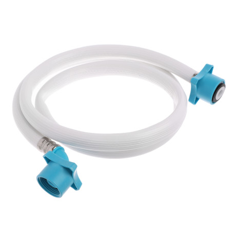 Шланг заливной для стиральных и посудомоечных машин, 150см, 3/4", ПВХ, пластик, белый