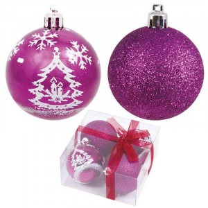 Набор шаров PB6-4TDG-P, 4 шт., 6 см Волшебная страна