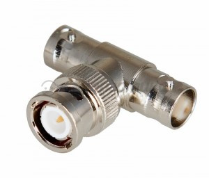 Переходник шт. BNC - x2 гнезда BNC (тройник) REXANT цена за шт (50!), 05-3301