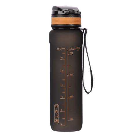 SILAPRO MAX Бутылка спортивная с замком, BLACK, 900мл, PC