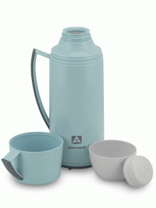 Термос Арктика 1010-1700 стекл.колба узк.горло 1,7л голубой