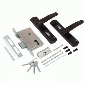 Омега Д-град ЗВ 4-3-03-01 медь м/о 55 Замок врезной цилиндровый с/руч (10)