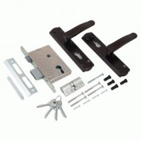 Омега Д-град ЗВ 4-3-03-01 медь м/о 55 Замок врезной цилиндровый с/руч (10)