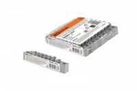 TDM Шина "N" нулевая 6х9мм 8/2 (8 групп/крепеж по краям) никелир. инд. стикер (10!) SQ0801-0337