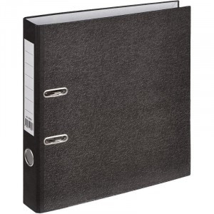 Папка регистратор без мет.уг Attache Economy_50мм мрамор ч/б, в уп.10шт 855778