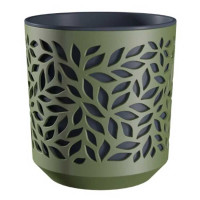 Кашпо Leaves 2,5л Олива/Антрацит КШ-9574