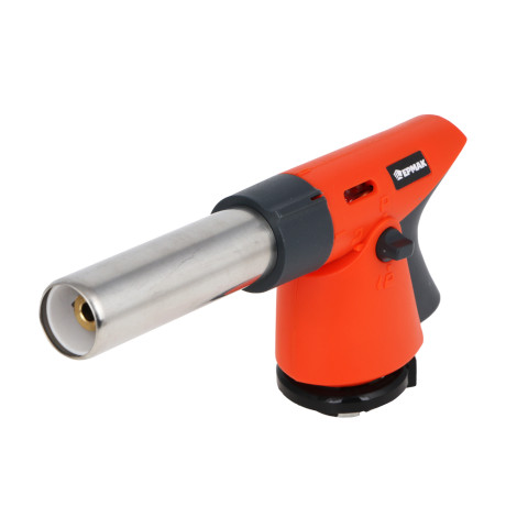 Горелка газ. с газогенератором тм ЕРМАК, регулятор подачи воздуха, кнопка блокировки, 17х7,8х3,8см