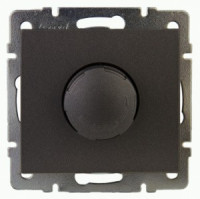 Lezard RAIN мех. диммер СУ 500W черный графит матовый, фильтр (корпус PC) 703-4188-116