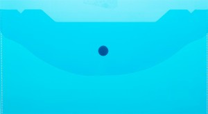 Папка конверт на кнопке А6 135x250мм,Attache 180мкм, синий, 10шт.уп 1019525