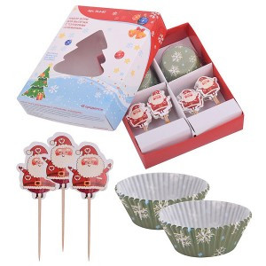 Форма д/выпечки однор. 4н-р 8шт/уп, цена за уп, d=8*3см (кратность 3!!!) VL2-82 Мультидом