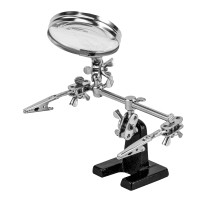 Зажим для пайки &quot;Третья рука&quot; с лупой Sparta