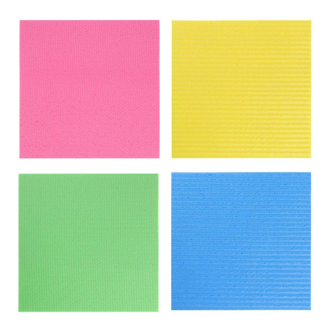 VETTA Набор многоразовых салфеток 10 шт., целлюлоза, 14х15 см