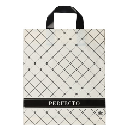 Пакет Перфекто Карамель с петлевой ручкой, L 35x31 см, 95 мкм ПВД