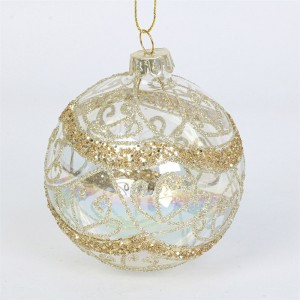 Шар "Карнавал" 8см, прозрачный с рисунком (кратность16шт!)(цена за 1шт) Волшебная страна