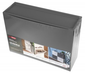 Обувница 512х185х380 мм серый 433281411 Бытпласт