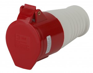 ЭРА силовая розетка CEE (разъем) переносная 225 3P+РЕ+N 32А 380В IP44 (10/60/720) 0406