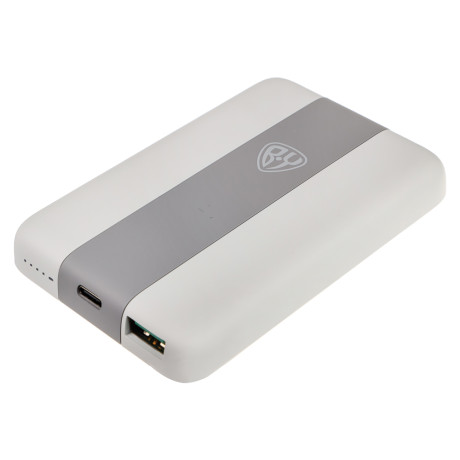 BY Аккумулятор мобильный 10000мАч, с беспр.зарядкой, MAG, быстрая зарядка QC3.0+PD 20W, 3A, Белый