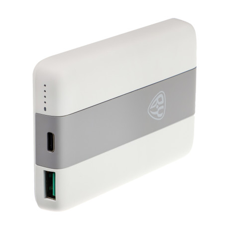 BY Аккумулятор мобильный 10000мАч, с беспр.зарядкой, MAG, быстрая зарядка QC3.0+PD 20W, 3A, Белый