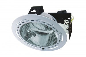 TDM св-к встр. "Даунлайт" 01 2х20W E27 декор стекло (20!) SQ0342-0022