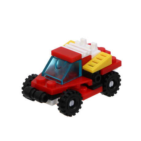 ИГРОЛЕНД Конструктор "Пожарная бригада" 8 в 1, 8х3,5х11 см, ABS