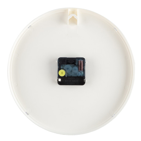 Часы настенные круг d=25см, основание белое "Венок из бабочек", арт.2524-141