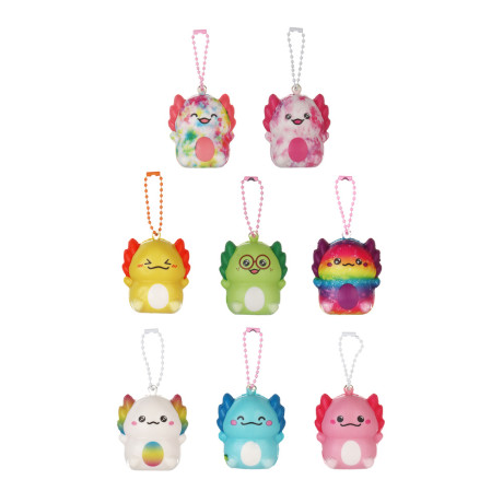 Игрушка антистресс сквиш "Аксолотль", PU, 5х5,5х3,5см, микс