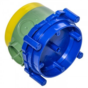 Bylectrica кор. уст. для заливки в бетон, монолит. (монт. основание) 82,5х82,5х72,5мм К-411