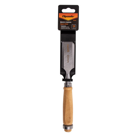 Долото-стамеска 30 мм, деревянная рукоятка Sparta