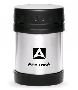 Термос-кружка Арктика 402-350, широк. горло, 0,35л, нерж. сталь, сохраянет тепло 6ч.