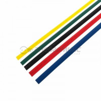 REXANT набор термоусадочной трубки 15,0/7,5 мм, пять цветов (упак. 50 шт. по 1 м) 29-0165