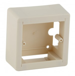 ЭРА кор. уст. универсал. под кабель-канал КУK 88х88х44мм СУ белая IP20 KUK-88-88-44 3850