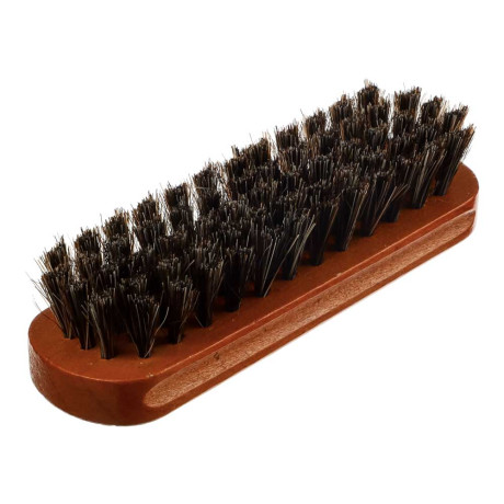 Щетка для обуви, натуральный ворс, 13x4x2см