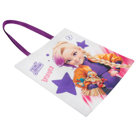 BY Русские Супергерои Сумка-шоппер, 38x42см, ручки 58 см, ПЭ под ткань, "Василиса джуниор"