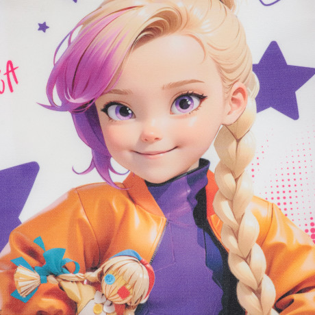 BY Русские Супергерои Сумка-шоппер, 38x42см, ручки 58 см, ПЭ под ткань, "Василиса джуниор"