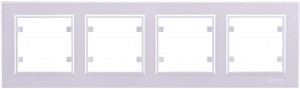 Makel Karea рамка  4 мест. жемчуг (горизонт.) 56100704