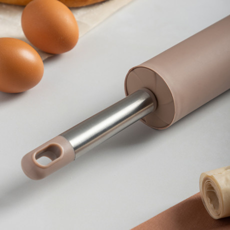 SATOSHI Алион Скалка для теста 49,5х5см, силикон