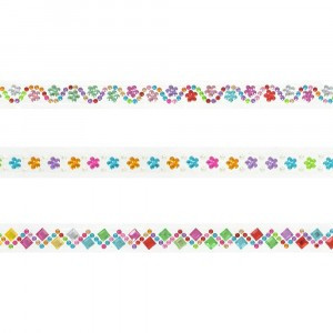 Стразы клейкие д/декора яиц на ленте 3шт/уп, 1,8*50см, 17781 MARMITON