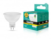 Camelion MR16 GU5.3 220V 10W(790lm 100°) 3000K 2K матов. 50x46 пластик LED10-JCDR/830/GU5.3