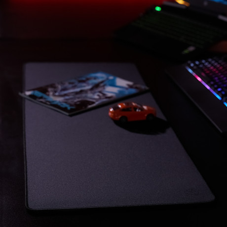 BY Игровой коврик "Speed" 800х300х4мм, прорезиненный с нейлоновым покрытием, чёрный