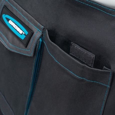 Полукомбинезон профессиональный рабочий, 97% хлопок 3% спандекс, XXL Gross