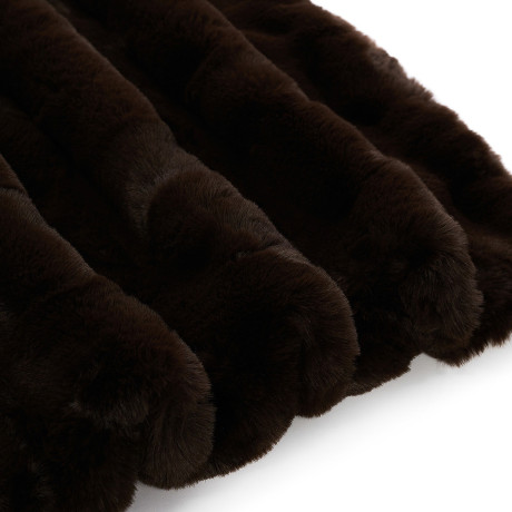 ВСЁГАЗИН Плед меховой 130х170см, полиэстер, коричневый