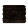 ВСЁГАЗИН Плед меховой 130х170см, полиэстер, коричневый