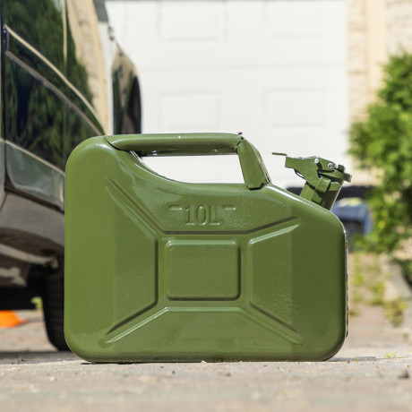 Канистра для ГСМ, металлическая, 10 литров Stels