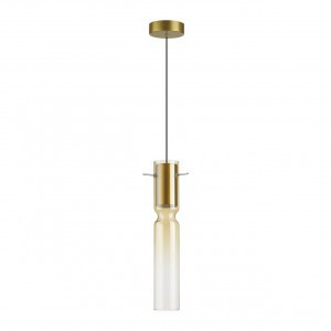 ODEON LIGHT 5058/5LA PENDANT ODL24 323 зол./янтарный/мет/стекло Подвес LED 5W 3000K SCROW 89