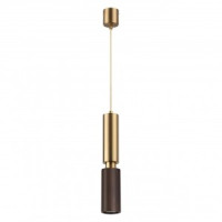 ODEON LIGHT 7062/1A MINIMA ODL25 237 св-к подвес. темное дерево/мет. IP20 GU10 LED 7W 220V CAUCHO